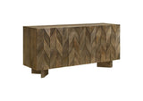 Tyler 3-door Solid Wood Sideboard Buffet Cabinet Mango Brown