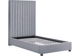 TOV-B126 Arabelle Grey Bed Twin
