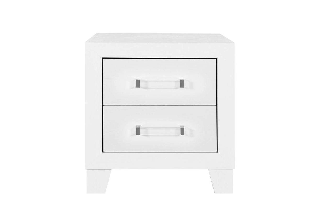 LUCCIA-WHITE-NS LUCCIA WHITE NIGHTSTAND