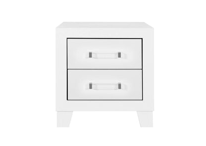 LUCCIA-WHITE-NS LUCCIA WHITE NIGHTSTAND