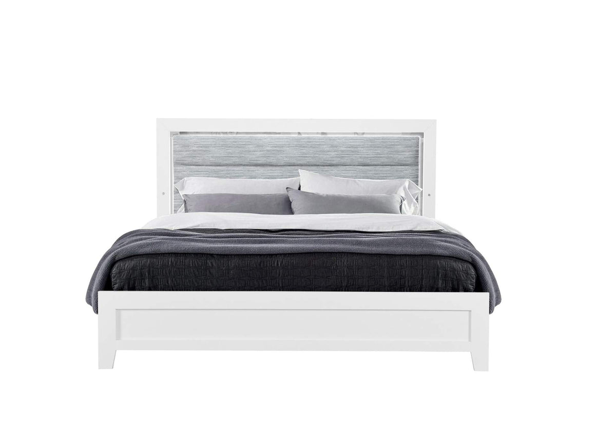 LUCCIA-WHITE-QB_W_LED LUCCIA WHITE QUEEN BED WITH LED