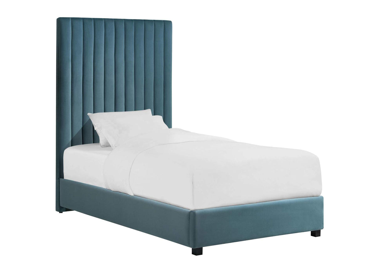 TOV-B127 Arabelle Sea Blue Twin Bed
