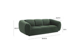 TOV-S6447 Emmet Forest Green Velvet Sofa