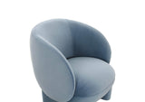 TOV-S68549 Kiki Blue Stone Velvet Accent Chair