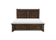 1406-1KIT Boone Queen Platform Bed with Footboard Storage