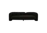 TOV-L68582 Amelie Black Faux Fur Sofa