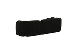 TOV-L68582 Amelie Black Faux Fur Sofa
