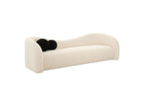TOV-L68579 Leonie Beige Faux Shearling Sofa