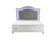 1430-1KIT Leesa Queen Platform Bed with Footboard Storage