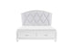 1436WK-1CKKIT Aria California King Platform Bed with Footboard Storage