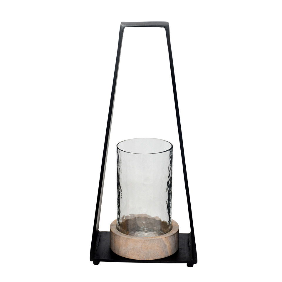 Maverick Small Metal & Sandstone Hurricane - Black
