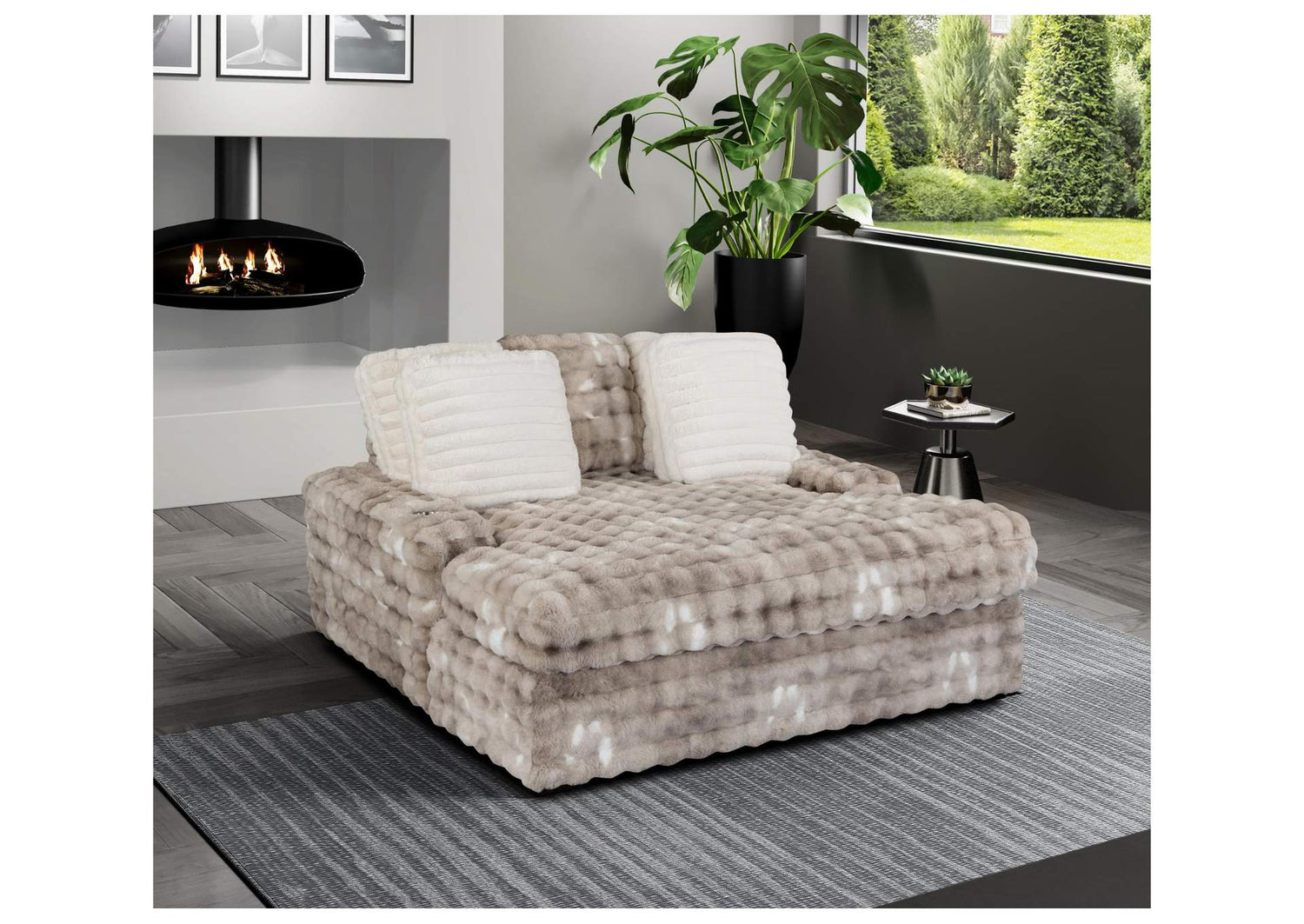 U8292-GREY-LOUNGER_SOFA_W_USB U8292 GREY LOUNGER SOFA WITH USB