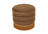 TOV-OC68565 Lakka Chocolate Velvet Ottoman