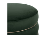 TOV-OC68564 Lakka Green Velvet Ottoman