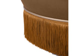 TOV-OC68565 Lakka Chocolate Velvet Ottoman
