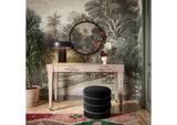 TOV-OC68566 Lakka Black Velvet Ottoman