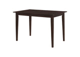 150152 Gomez 5-piece Rectangular Dining Table Set Cappuccino