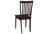 150152 Gomez 5-piece Rectangular Dining Table Set Cappuccino
