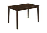 150232 Guillen 5-piece Rectangular Dining Table Set Cappuccino