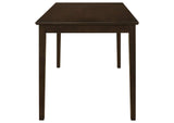 150232 Guillen 5-piece Rectangular Dining Table Set Cappuccino