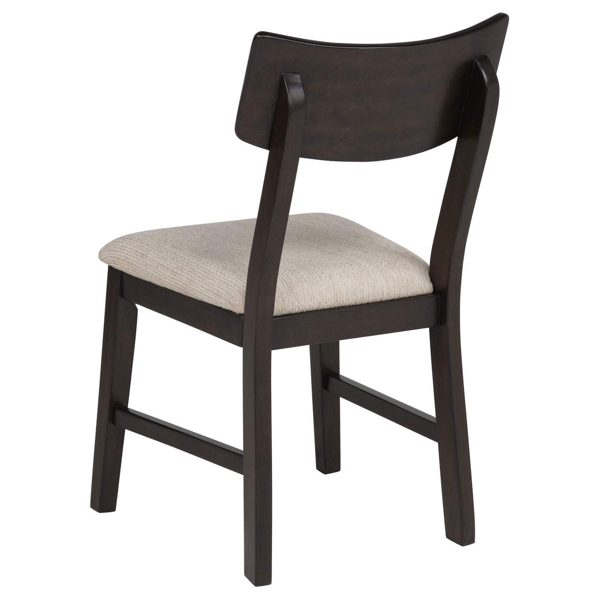 150350 Catley 5-piece Round Drop Leaf Dining Table Set Dark Coffee