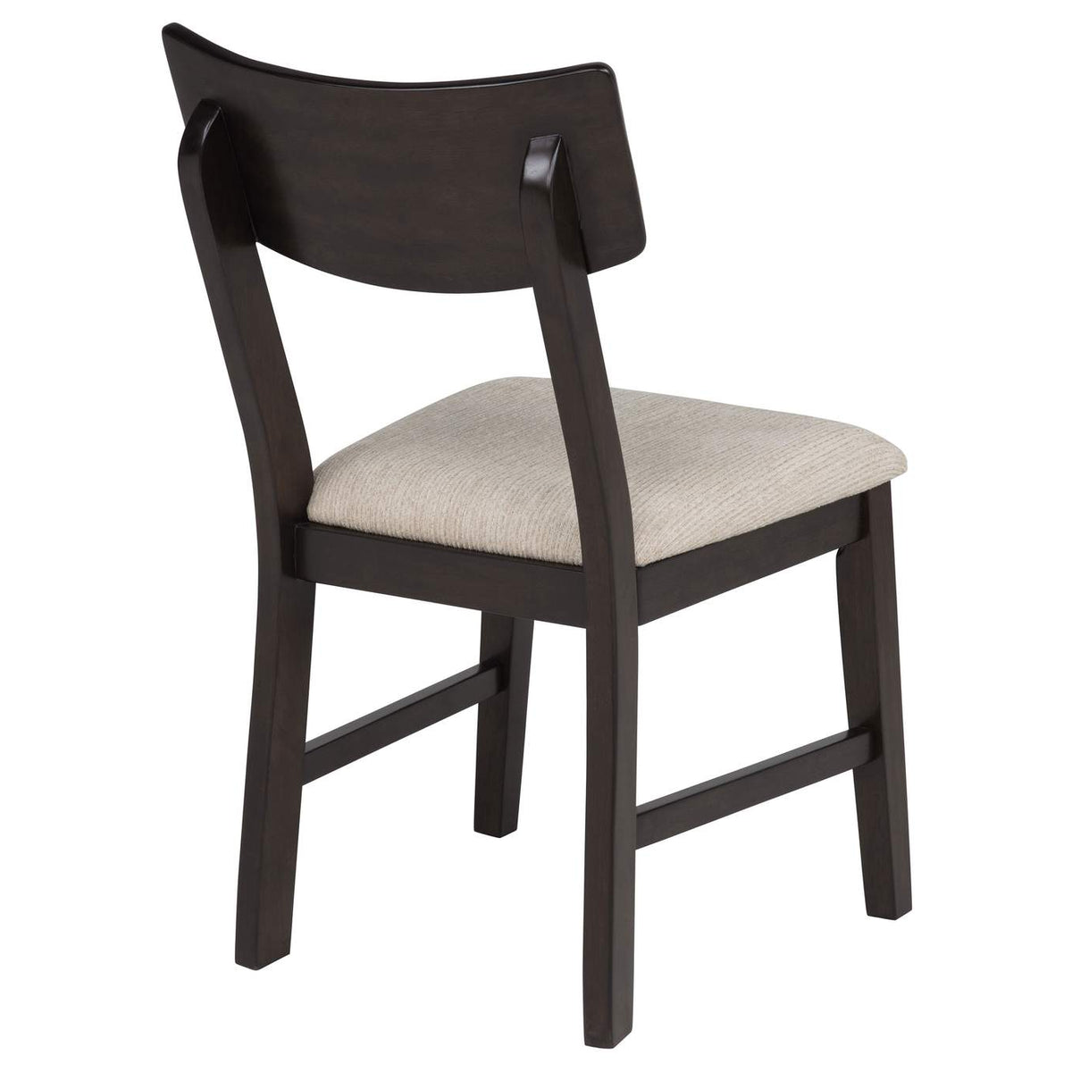 150350 Catley 5-piece Round Drop Leaf Dining Table Set Dark Coffee