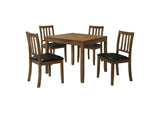 150400 Parkwood 5-piece Square Dining Table Set Honey Brown