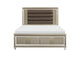 1515K-1CKKIT Loudon California King Platform Bed with LED Lighting and Storage Footboard