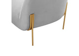 TOV-IHS68628 Kandra Grey Velvet Accent Chair