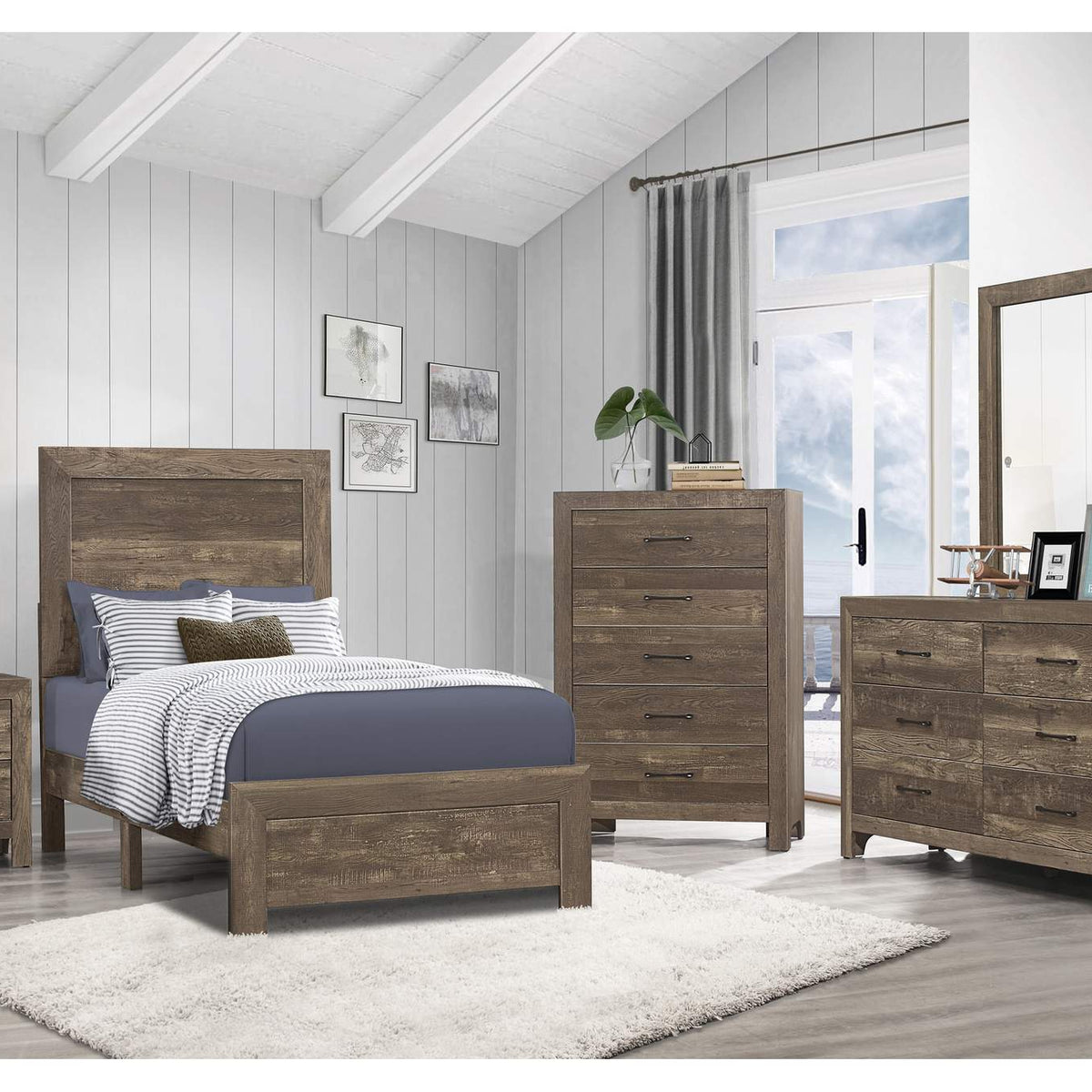 1534T-1 Corbin Twin Bed in a Box