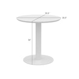 Clarke - Round Outdoor Bar Table - Black