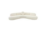 TOV-L68655-SEC Broohah Cream Boucle Sectional