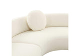 TOV-L68655-SEC Broohah Cream Boucle Sectional