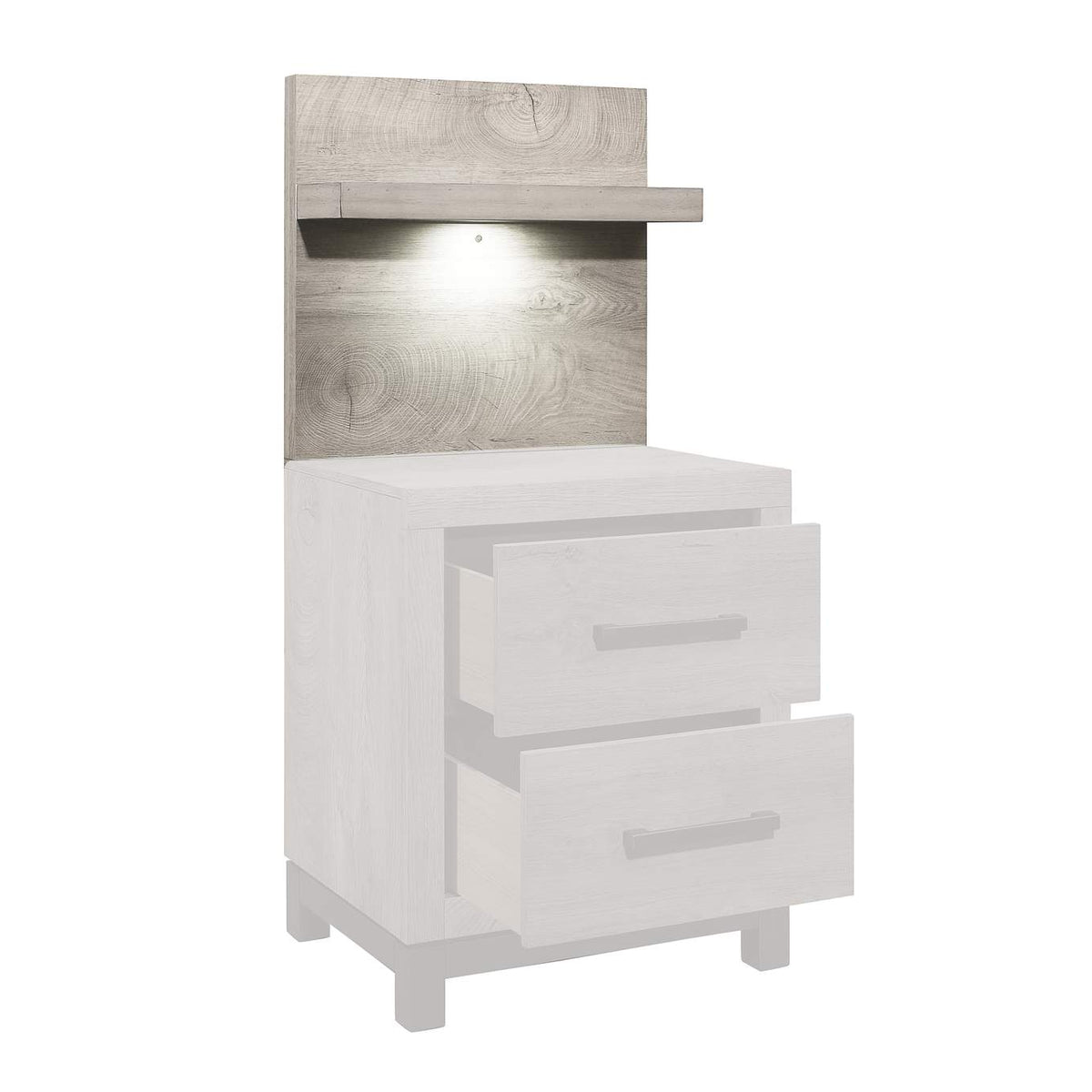 1577-4P Zephyr Wall Panel for Night Stand, 1-Piece