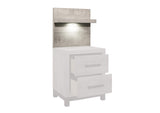 1577-4P Zephyr Wall Panel for Night Stand, 1-Piece