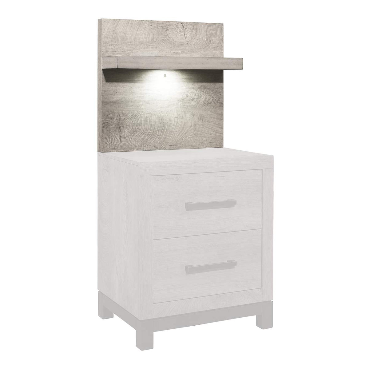 1577-4P Zephyr Wall Panel for Night Stand, 1-Piece