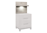 1577-4P Zephyr Wall Panel for Night Stand, 1-Piece