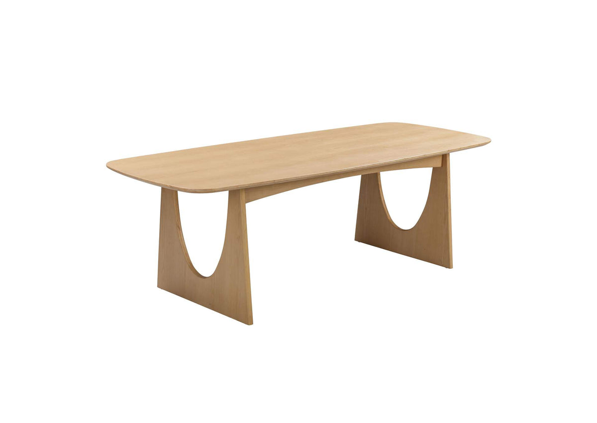 TOV-D54219 Cybill Natural Ash 94 Inch Rectangular Dining Table