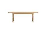 TOV-D54219 Cybill Natural Ash 94 Inch Rectangular Dining Table