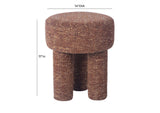 TOV-OC68653 Claire Sedona Brown Knubby Stool