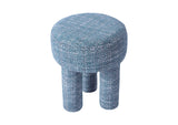 TOV-OC68654 Claire Teal Knubby Stool