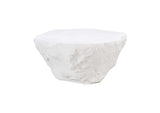TOV-OC54226 Crag White Concrete Coffee Table