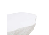 TOV-OC54226 Crag White Concrete Coffee Table