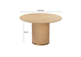 TOV-D54221 Akiba 47 Inch Round Dining Table