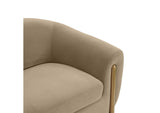 TOV-IHL68673 Lina Cafe Au Lait Brown Velvet Sofa