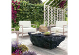 TOV-OC54227 Crag Black Concrete Coffee Table