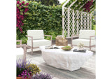 TOV-OC54226 Crag White Concrete Coffee Table