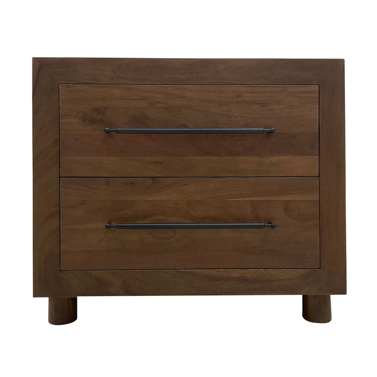 Jaxon - 2 Drawer Nightstand - Harvest Brown
