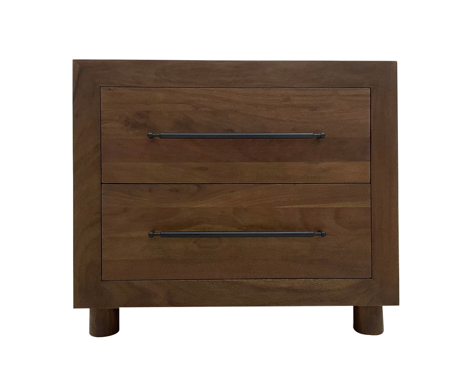 Jaxon - 2 Drawer Nightstand - Harvest Brown