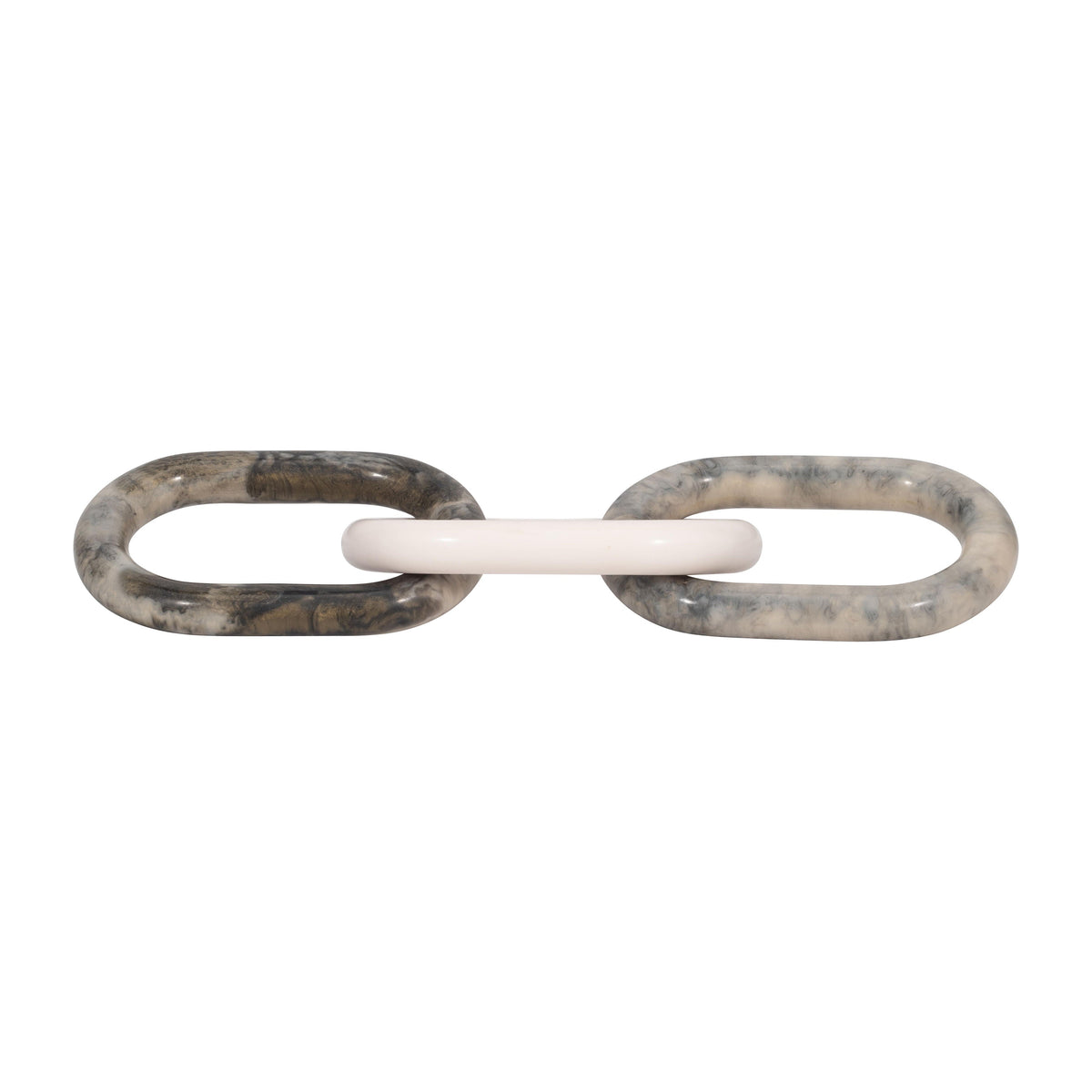 21" Desta Resin Link Chain - Gray